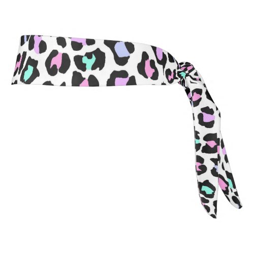 Colorful Cheetah Print    Tie Headband