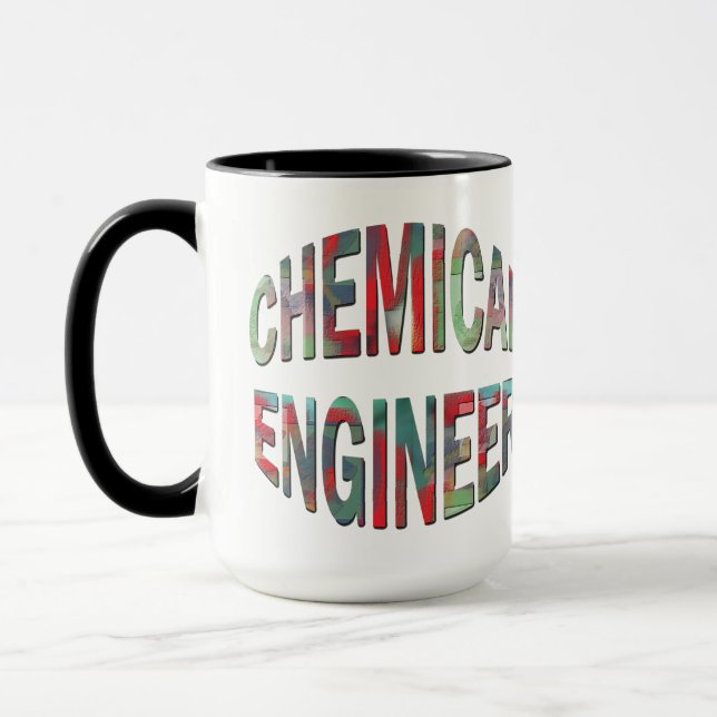 Colorful Chemical Engineer Mug (Left)
