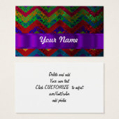 Colorful chevron damask pattern (Front & Back)