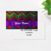 Colorful chevron damask pattern (Desk)