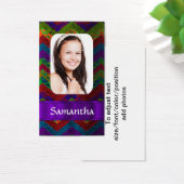 Colorful chevron photo template (Desk)