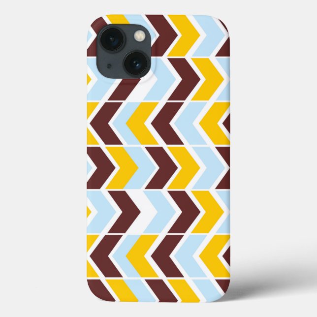 Colorful Chevron Stripes Case-Mate iPhone Case (Back)