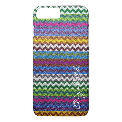 Colorful Chevron Stripes Pattern 2 iPhone 8 Plus7 Plus Case