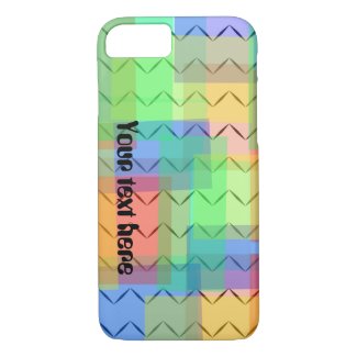Colorful chevron zigzag pattern iPhone case