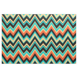Colorful Chevron Zigzag Seamless Pattern Fabric