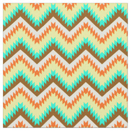 Colorful Chevrons Zig Zag Fabric