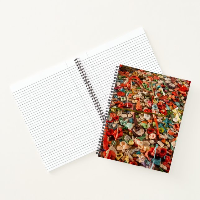 Colorful Chewed Gum  Notebook (Inside)