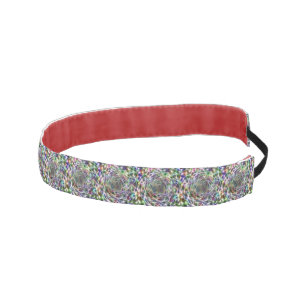 colorful chic sassy girly glow sparkles design athletic headband