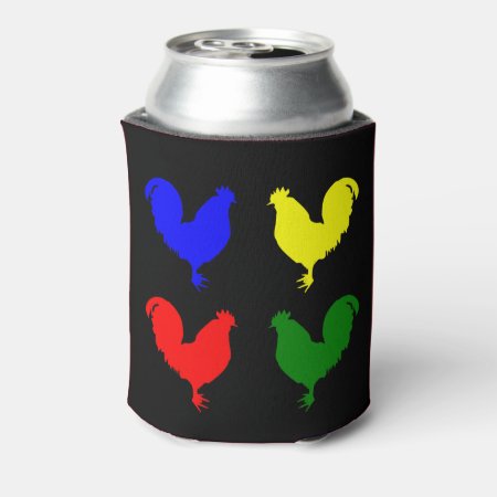 Colorful Chicken Can Cooler