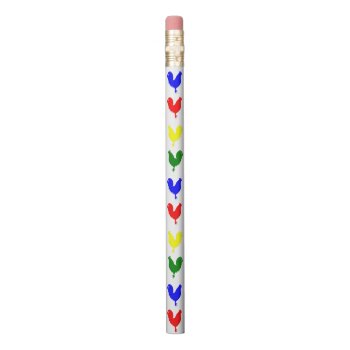 Colorful Chicken Pencil by BestLook at Zazzle