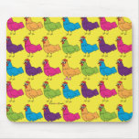 Colorful Chickens Mousepad at Zazzle