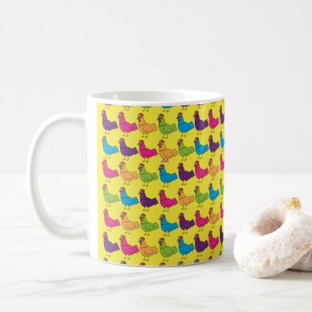 Colorful Chickens Mug