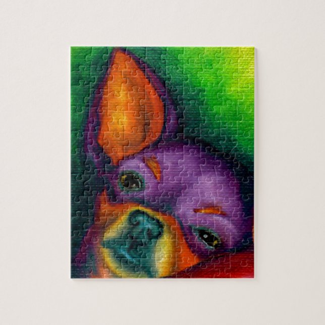 Colorful Chihuahua Jigsaw Puzzle (Vertical)