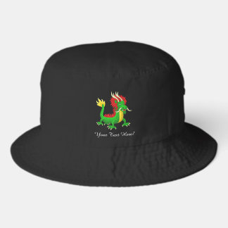 Colorful Chinese Dragon Bucket Hat
