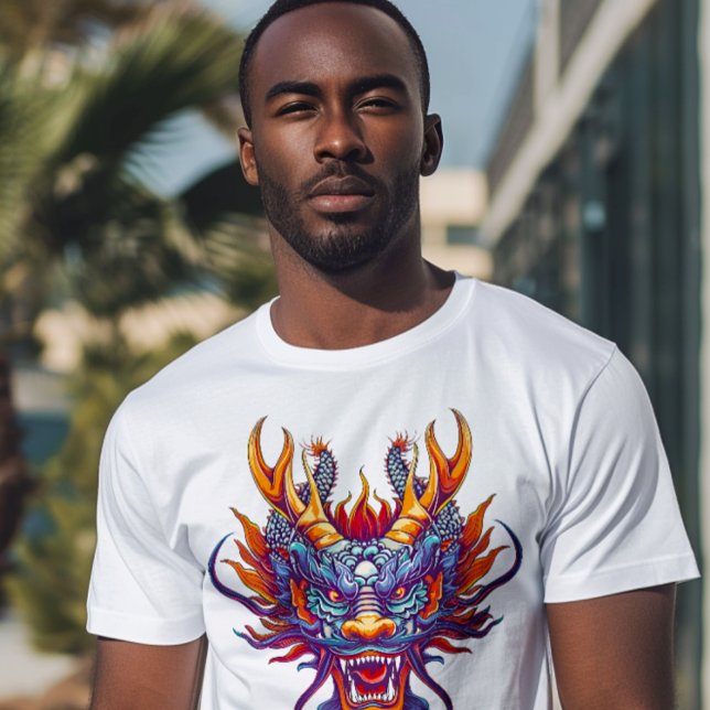 Colorful Chinese Dragon T-Shirt (Creator Uploaded)
