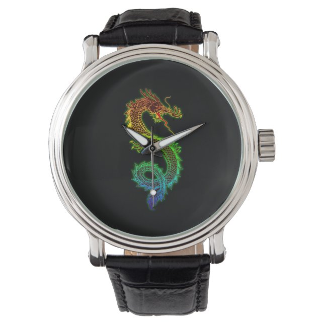 Colorful Chinese Dragon Watch (Front)