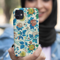 Colorful Chinoiserie Traditional Floral Pattern