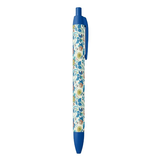 Colorful Chinoiserie Traditional Floral Pattern Pen (Bottom (Vertical))