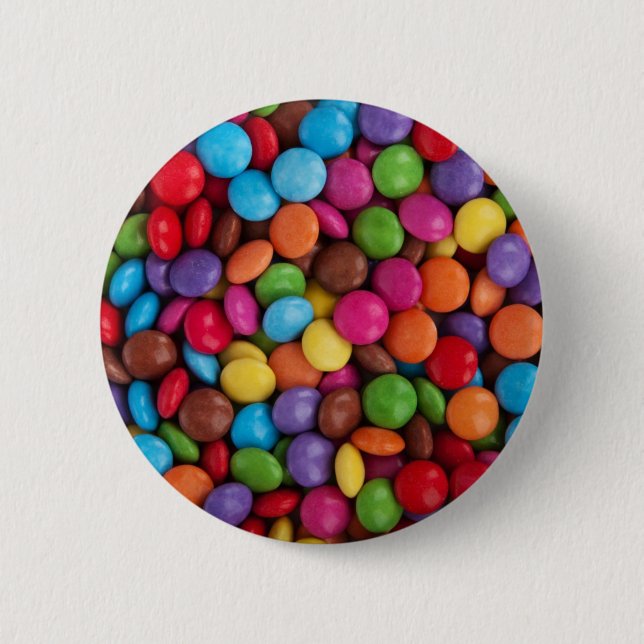 Colorful Chocolate Candy Button (Front)