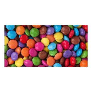 Colorful Chocolate Candy Card