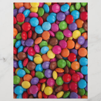Colorful Chocolate Candy Flyer