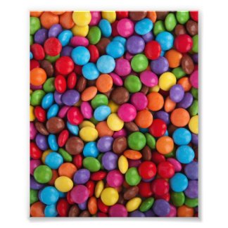 Colorful Chocolate Candy Photo Print