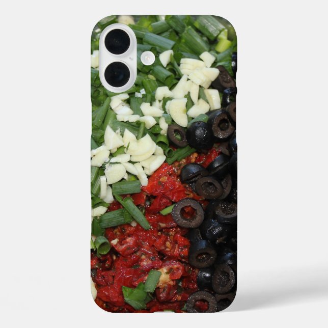 Colorful chopped Food Case-Mate iPhone Case (Back)