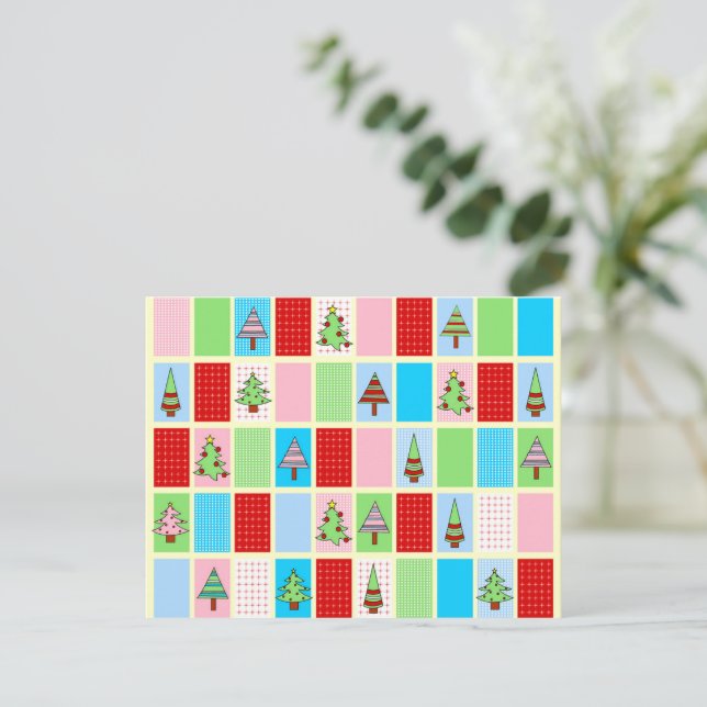 Colorful Christmas Card (Standing Front)