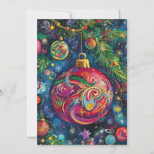Colorful Christmas Card (Front)