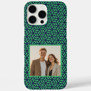 Colorful Christmas Gifts For Men Honeycomb Pattern iPhone 16 Pro Max Case