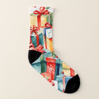 Colorful Christmas Gifts Pattern 
