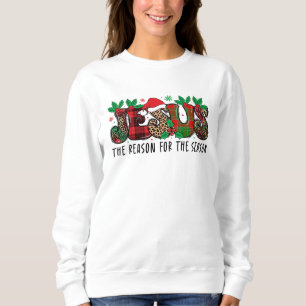 Colorful Christmas Jesus  Sweatshirt