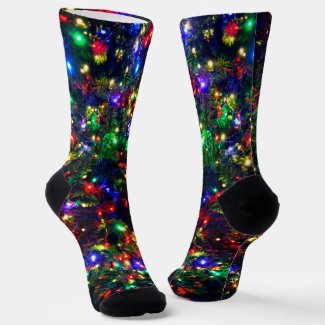 Colorful Christmas Lights Bokeh Shimmering Flare