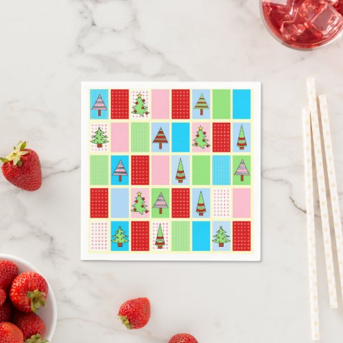 Colorful Christmas Napkins