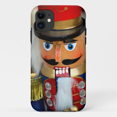 Colorful christmas nutcracker iPhone 11 case