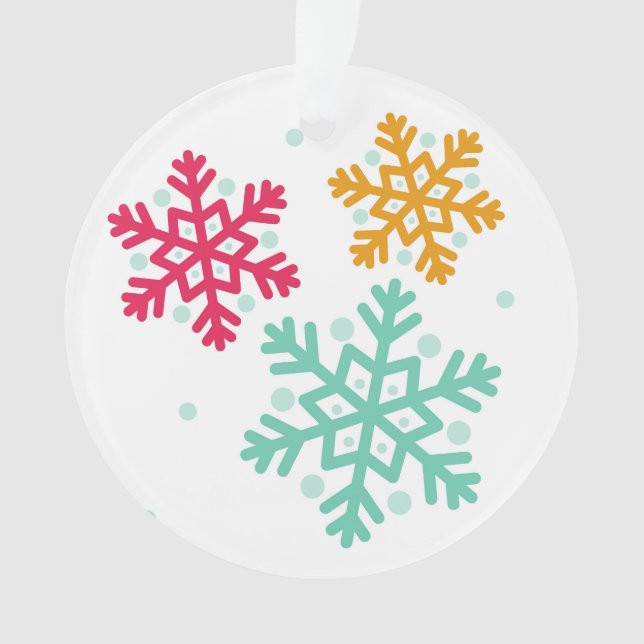 Colorful Christmas Ornament (Front)