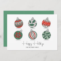 Colorful Christmas Ornaments