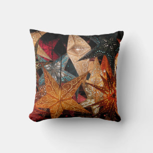 Colorful Christmas Printed Throw Pillow