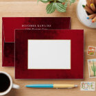 Colorful Christmas Roses, Pine and Holly Wedding