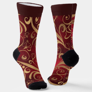 Colorful Christmas Socks with Name