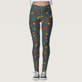 Merry Christmas Lights Palm Tree Beach Xmas Pajama Leggings Zazzle