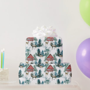 Colorful Christmas symbols pattern 3 Wrapping Paper
