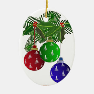 Colorful Christmas Tree Ornaments