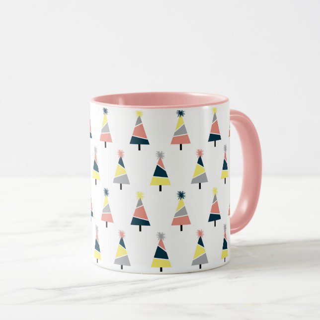 Colorful Christmas  tree pattern Mug (Front Right)