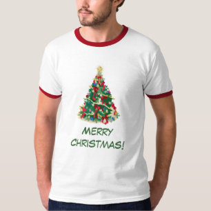 Colorful Christmas Tree: Vector Art: T-Shirt