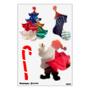 Colorful Christmas Wall Decal