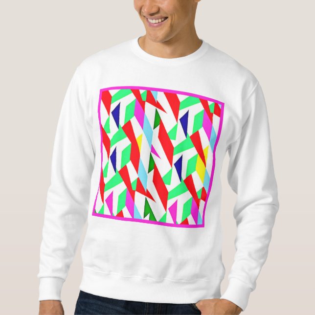 Colorful Chromatic Pattern Sweatshirt (Front)