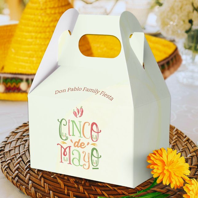 Colorful Cinco de Mayo Party Favor Boxes (Creator Uploaded)