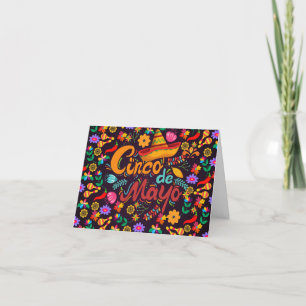 Colorful Cinco De Mayo Thank You Card