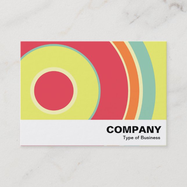Colorful  Circle 01 Business Card (Front)